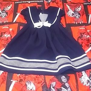 Navy Sailor girls dress